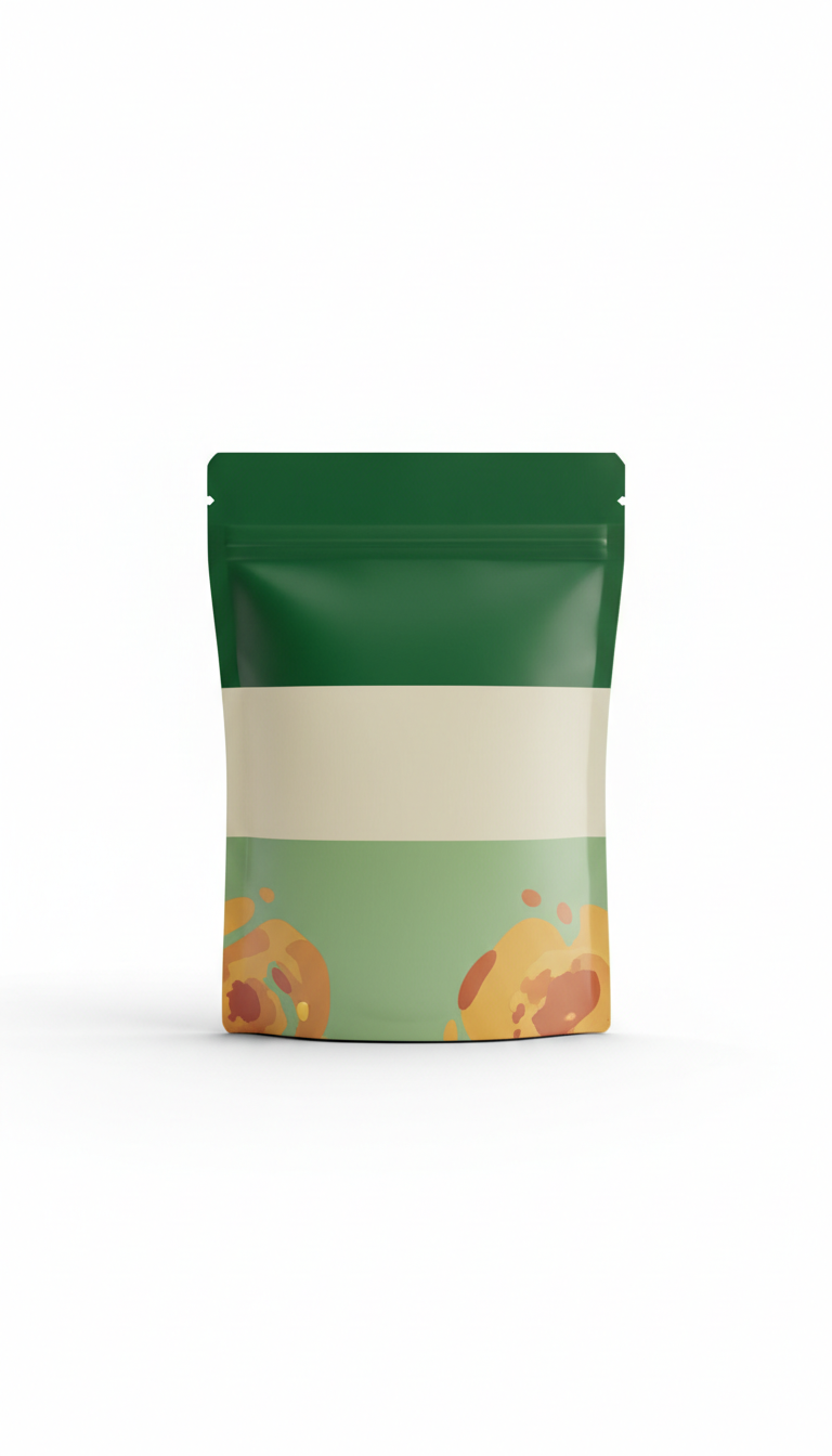 Triphala powder in resealable pouch