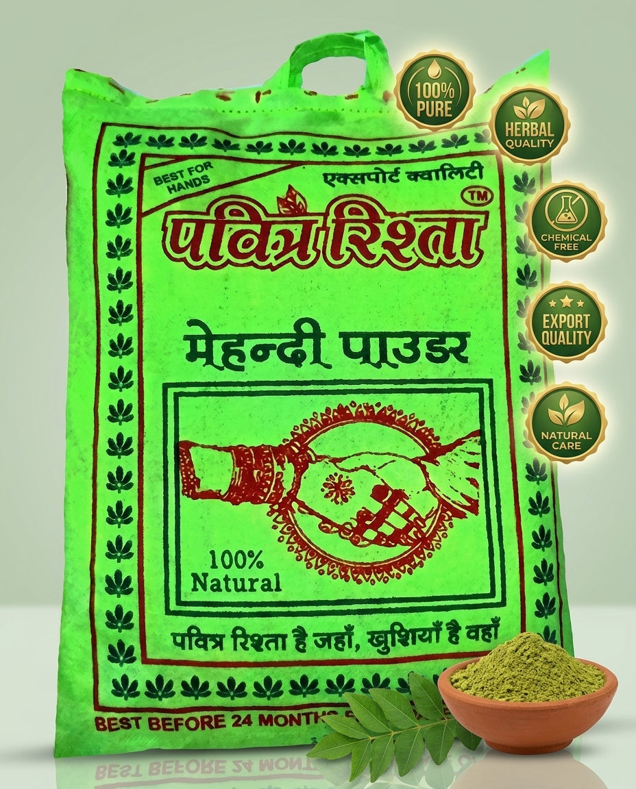 cloth bag henna powder