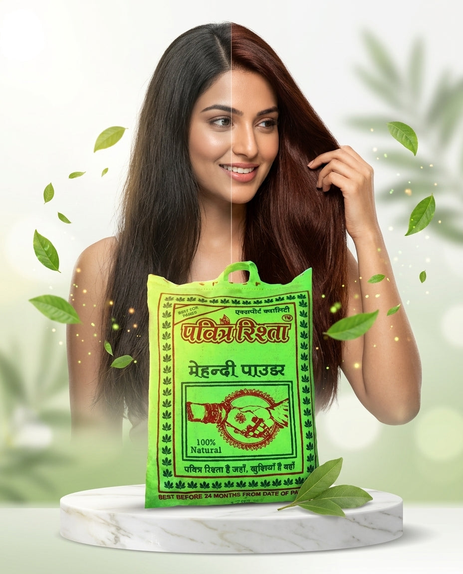 cloth bag henna powder