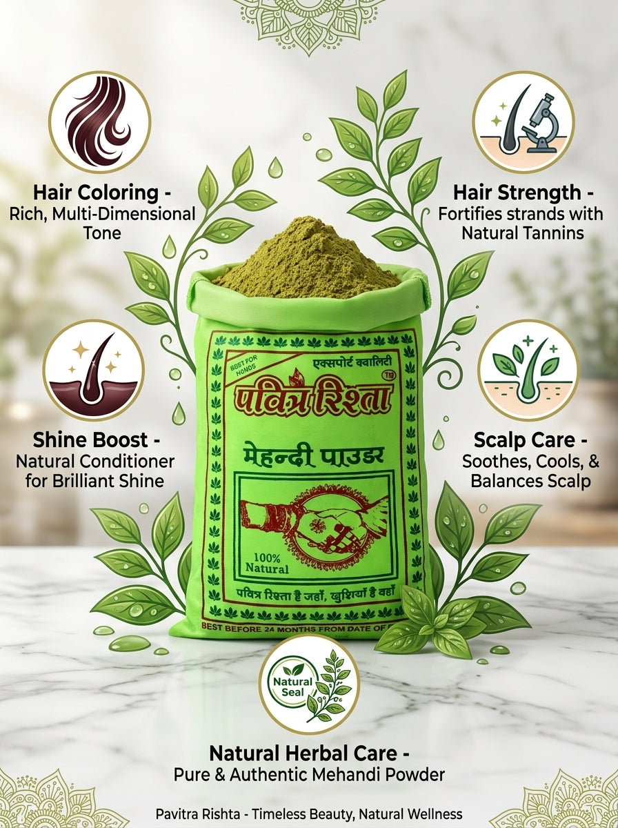 cloth bag henna powder