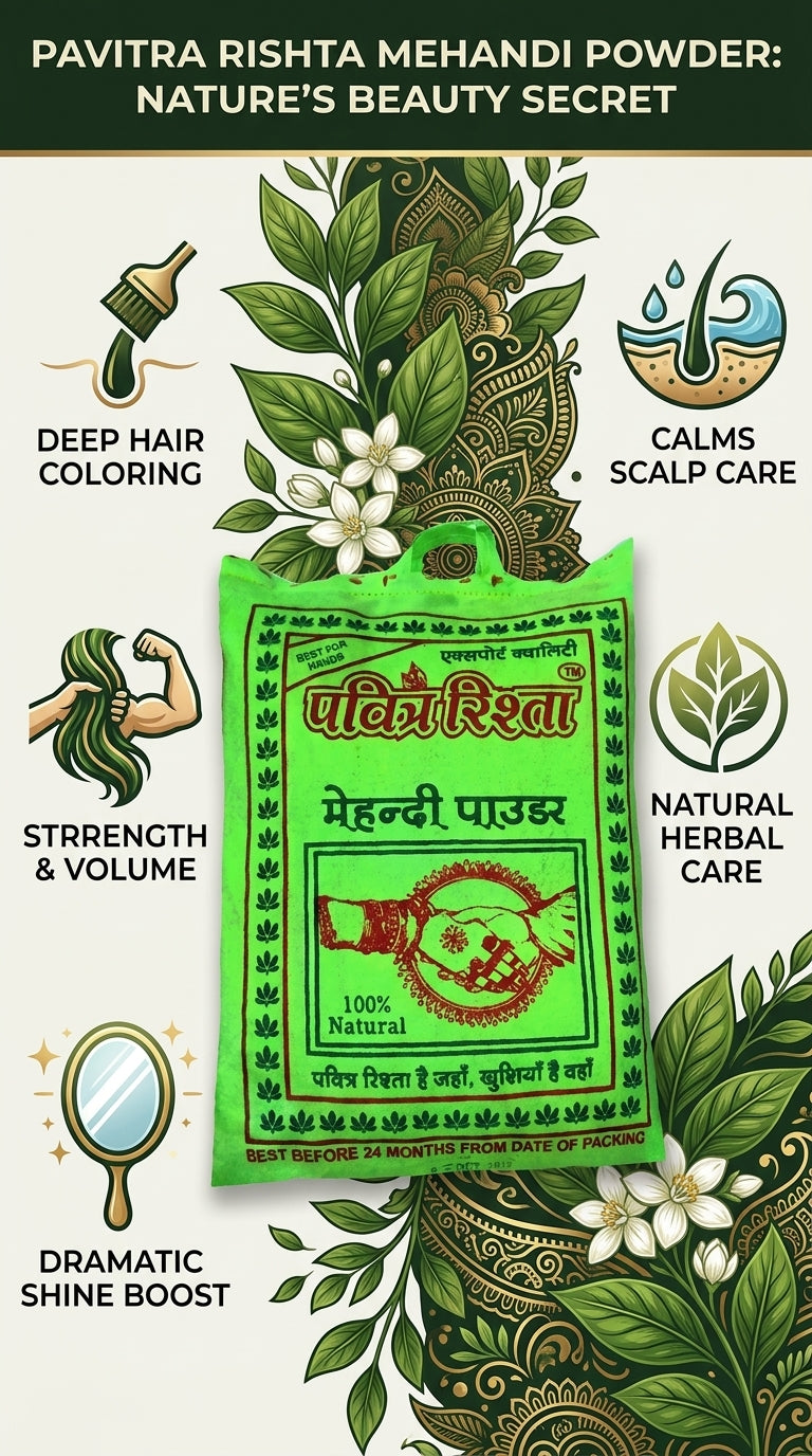 cloth bag henna powder